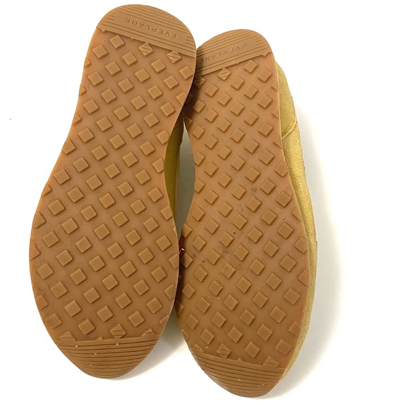 Everlane Womens Suede Low Top Tread Trainer Sneaker Golden/Yellow Size  6.5 - Picture 9 of 10